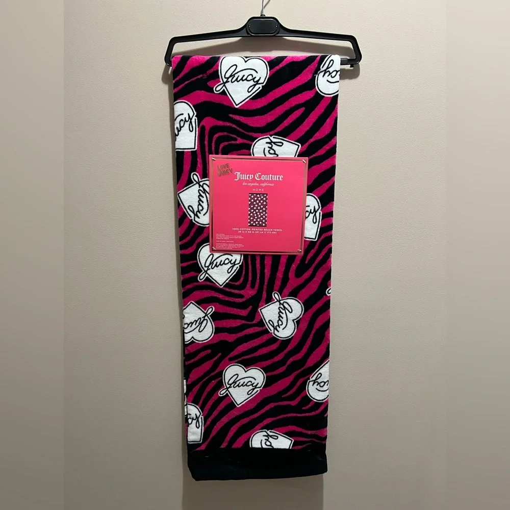 Juicy couture beach towel